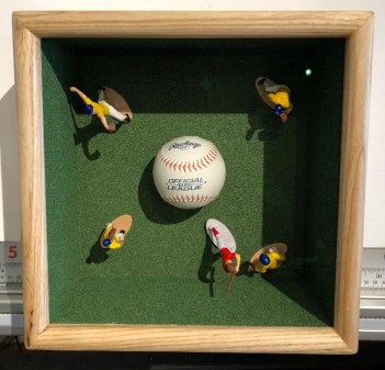 Dellert Baseball shadowbox