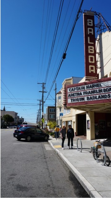 Balboa Theater marquee 1