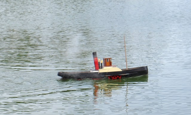 Model Steam Boat photo by Larry Cuneo