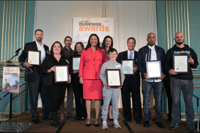 Small business award mayor Stuart Locklear Photography