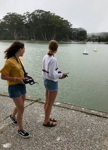 racing towards the finish