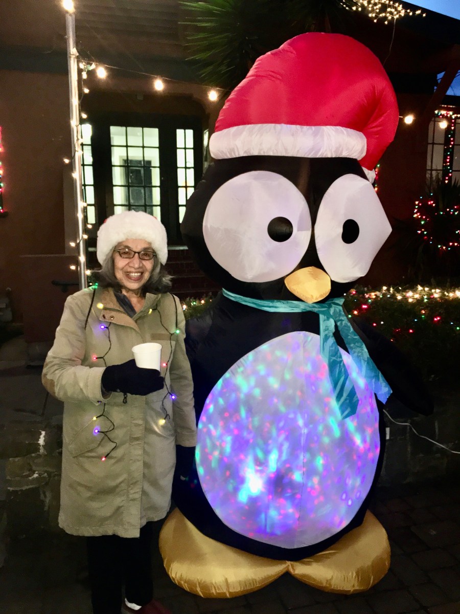 Christine Raher at the Richmond Neighborhood Center Toy Drive