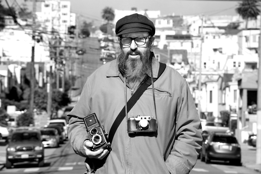 Dave Glass, bw photo by Rex Mandel 1