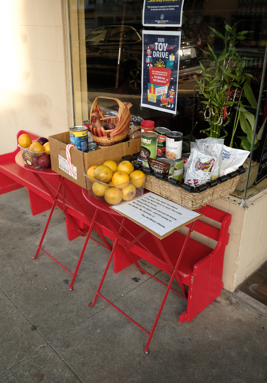 The Art Bistro donation bin